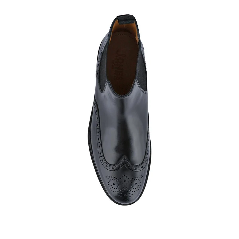 Fieldston Brogue Wingtip Chelsea Boots - FIELDSTON / 327 927 - Black