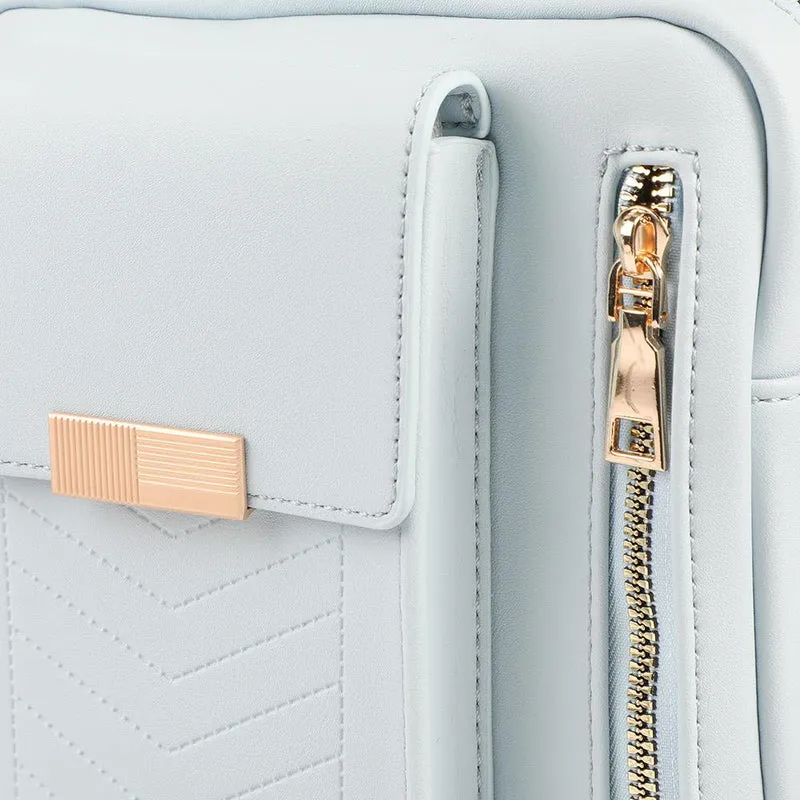 Dual-Zip Mini Handbag - PRETT42010 / 328 276 - Light Blue