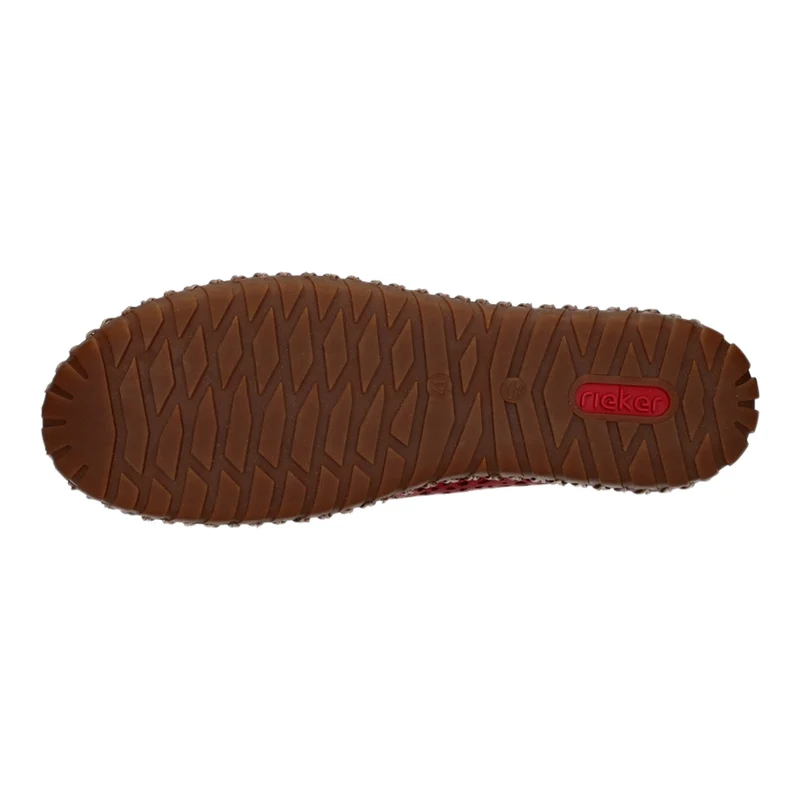 Rieker Slipper/Kletthalbschuh luftdurchlässig (durchbrochenes/geflochtenes Obermaterial)