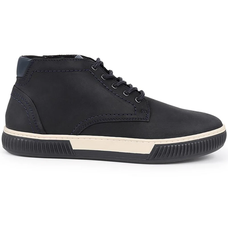 Dorset Leather Chukka Boots - DORSET / 325 901 - Navy