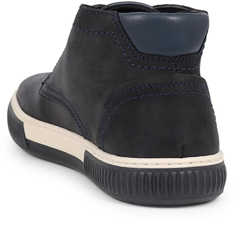 Dorset Leather Chukka Boots - DORSET / 325 901 - Navy