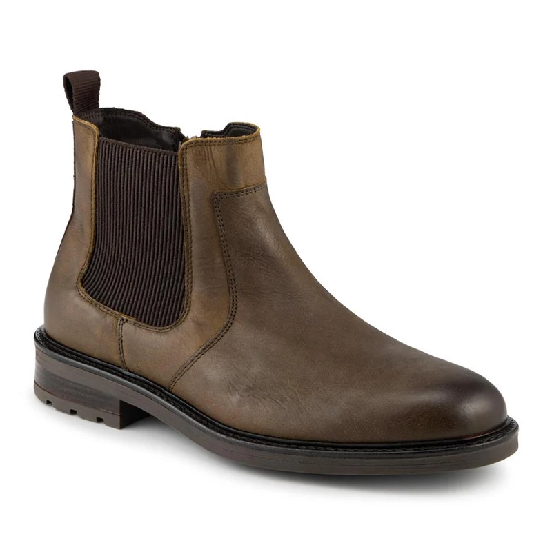 Feltham Heeled Leather Chelsea Boots - FELTHAM / 328 081