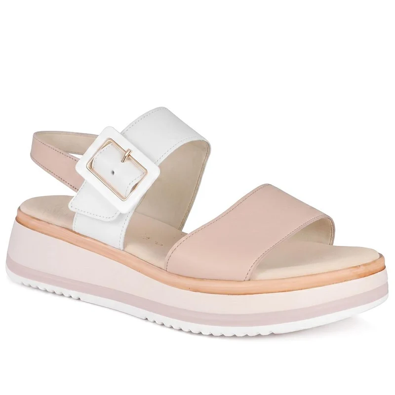 Gabor Leather Adjustable Fasten Sandals - GABC43517 / 330 456