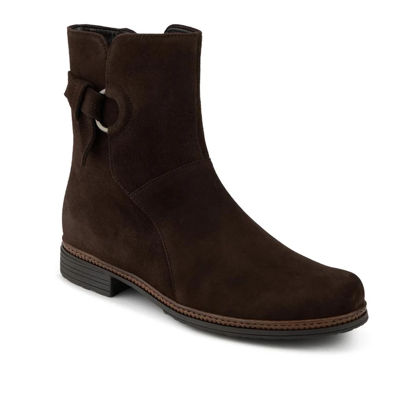 Gabor Shock Absorbing Leather Ankle Boots - GAB42544 / 328 959 - Brown