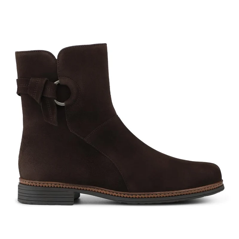 Gabor Shock Absorbing Leather Ankle Boots - GAB42544 / 328 959 - Brown