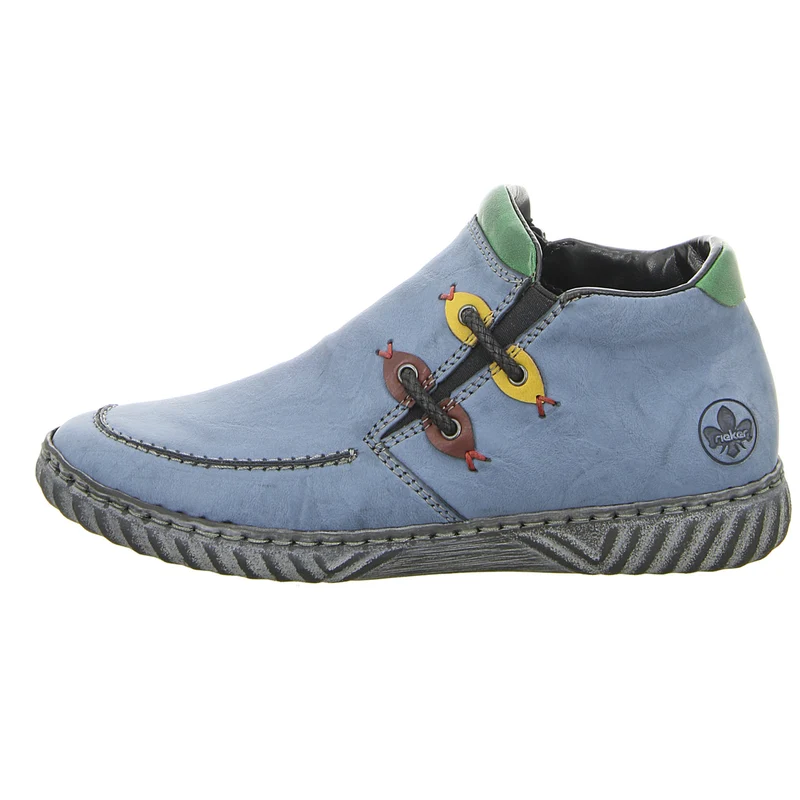 Rieker Schlupf-/Reißverschlußstiefelette Warmfutter bis 35mm Absatz (casual)