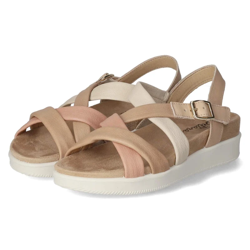 Sandalen Taupe