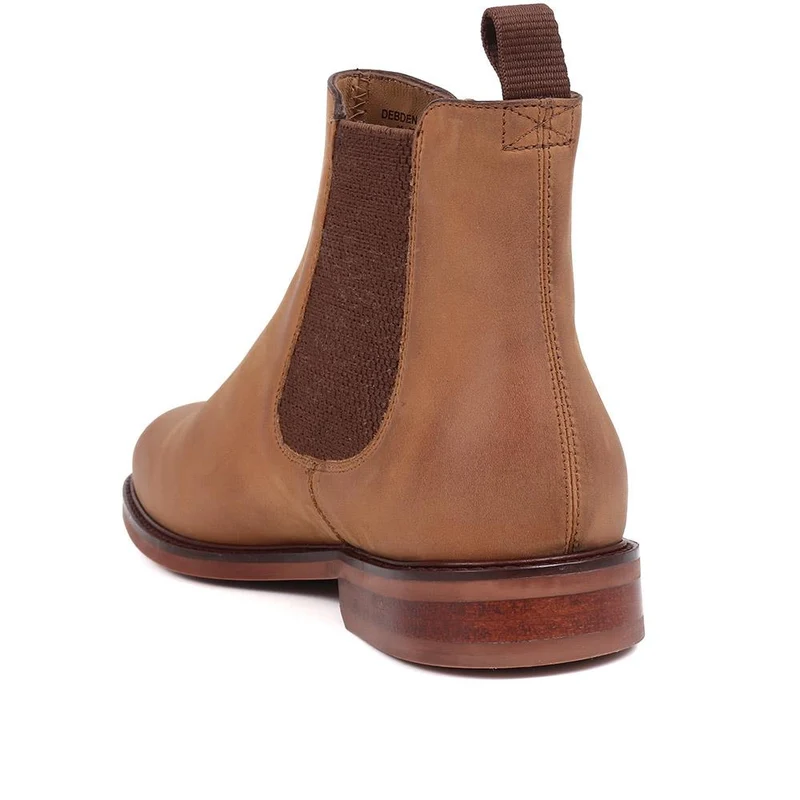 Debden Leather Chelsea Boots - DEBDEN / 320 461 - Tan Nubuck