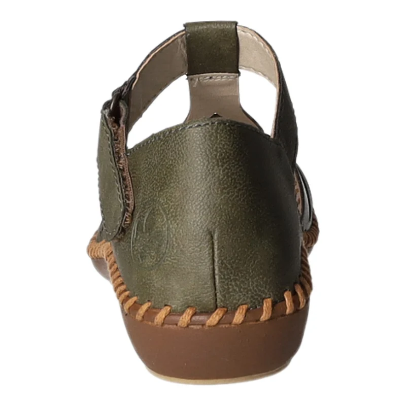 Rieker Slipper/Kletthalbschuh luftdurchlässig (durchbrochenes/geflochtenes Obermaterial)