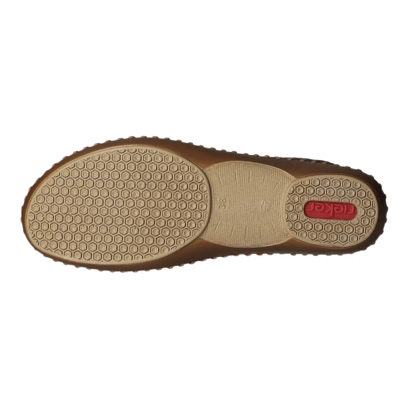 Rieker Slipper/Kletthalbschuh luftdurchlässig (durchbrochenes/geflochtenes Obermaterial)
