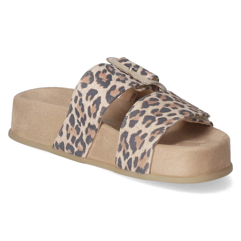 Pantoletten Beige