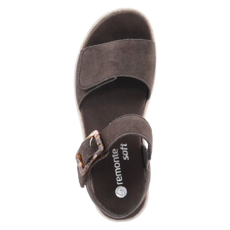 Plateau-Sandalen Braun