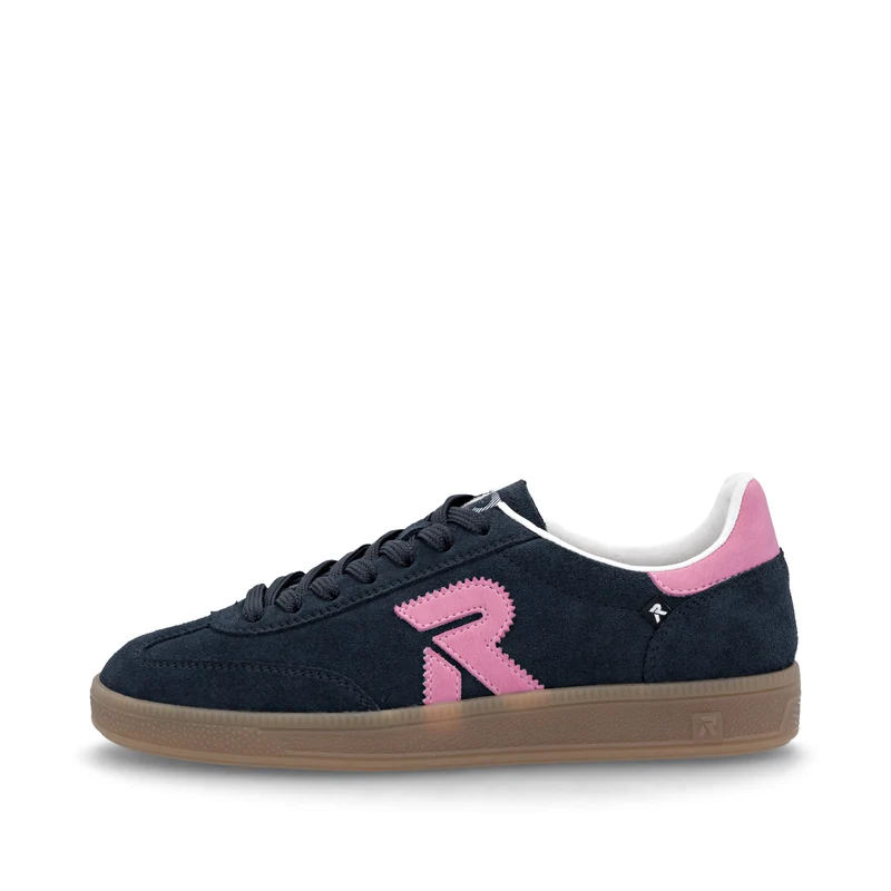 Rieker Modische Leder-Sneaker für Damen | Marineblau