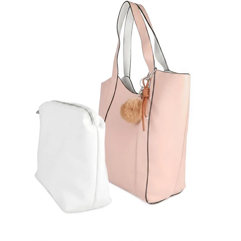 XTI Handbag With Internal Zip Bag - XTI44002 / 330 466 - Nude