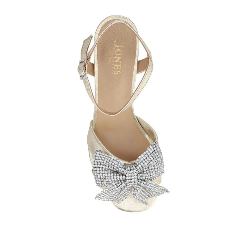 Juliana Smart Buckled Leather Sandals - JULIANA / 328 216 - Soft Gold