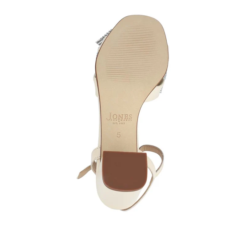 Juliana Smart Buckled Leather Sandals - JULIANA / 328 216 - Cream