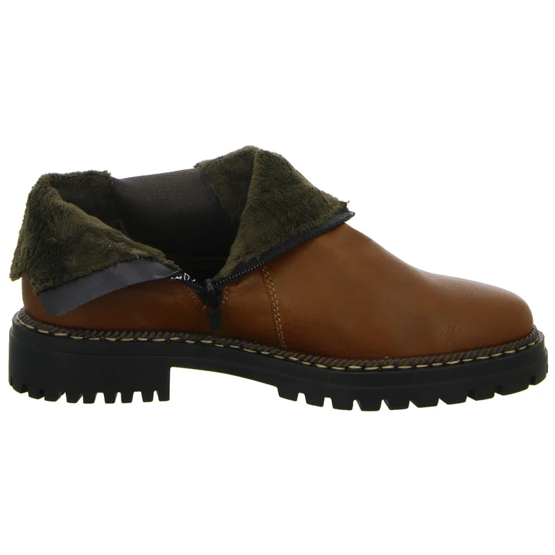 Rieker Schlupf-/Reißverschlußstiefelette Warmfutter bis 35mm Absatz (casual)