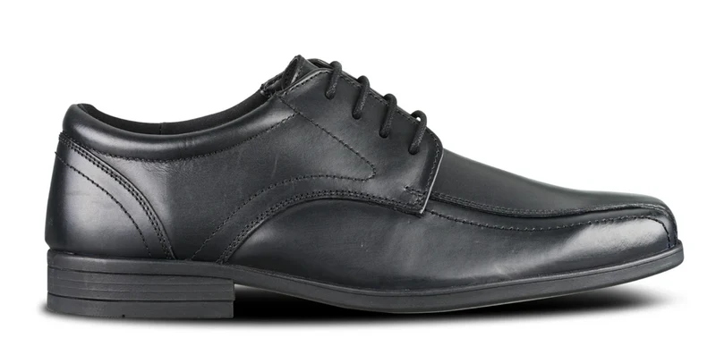 Term Edward Lace Kinderschuhe aus Leder | Schwarz