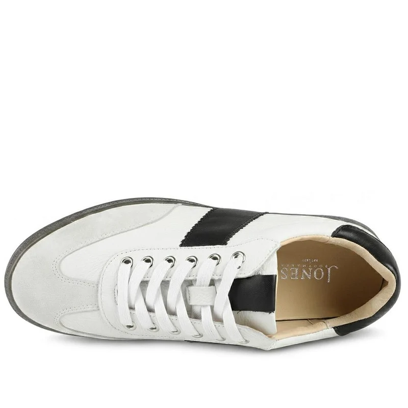 Belloza Leather Lace Up Trainers - BELLOZA / 329 272 - White-Black