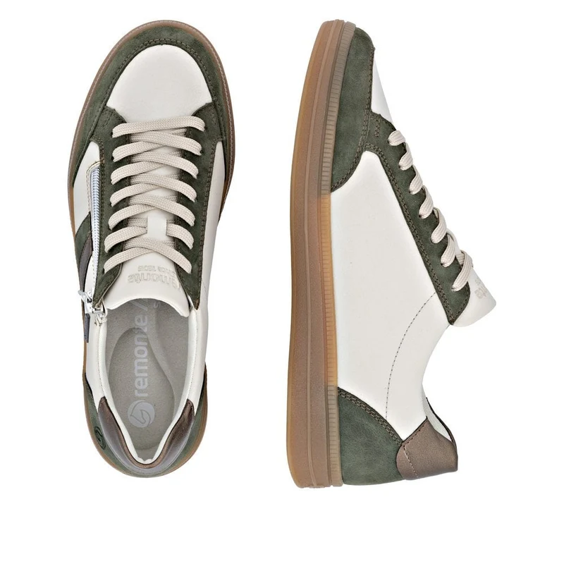 Remonte Damenmode Leder-Sneaker | Beige