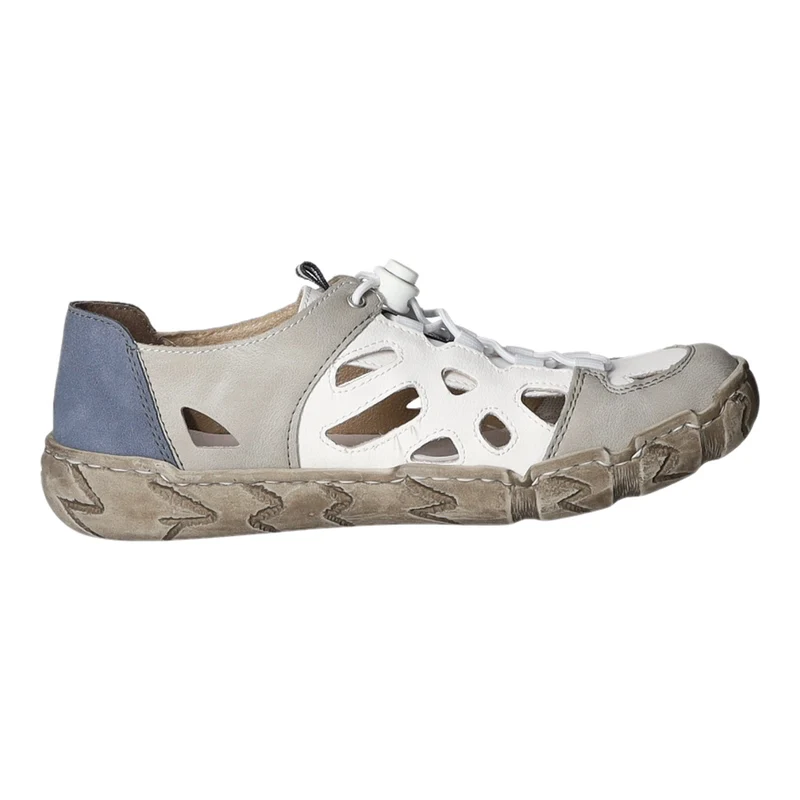 Rieker Slipper/Kletthalbschuh luftdurchlässig (durchbrochenes/geflochtenes Obermaterial)