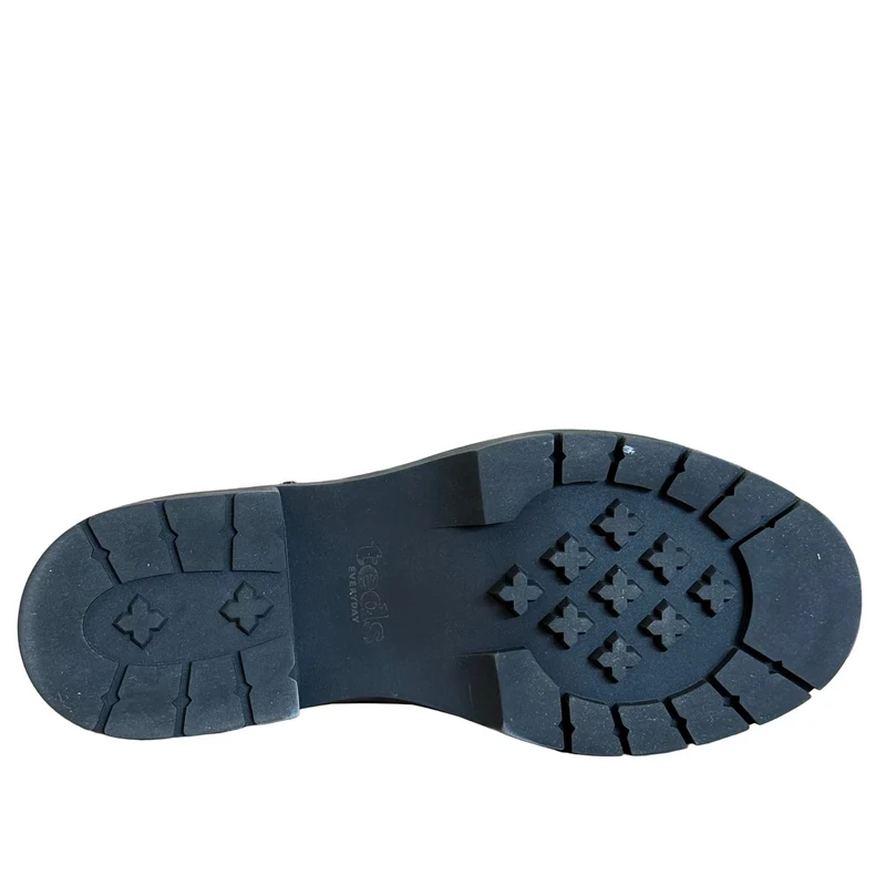 Teds Brunel Lackleder T-Bar Schulschuh für Kinder | Schwarz