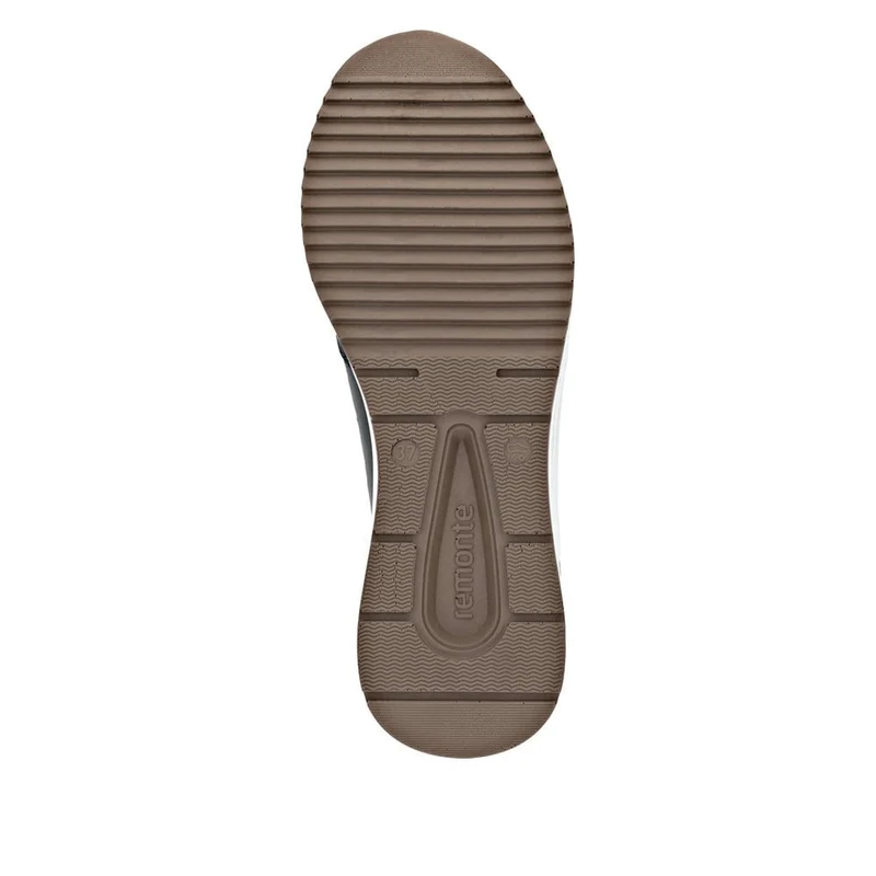 Remonte Damenmode Leder-Sneaker | Grün