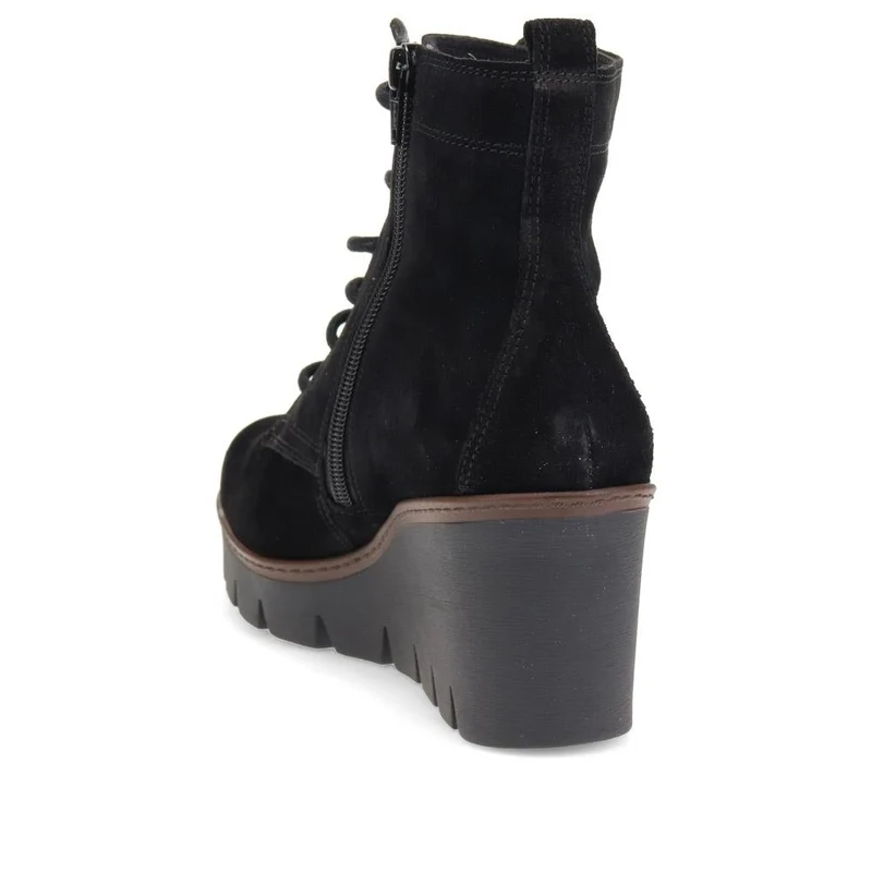 Ulrika Wedge Ankle Boots - GAB34535 / 322 106 - Black Suede