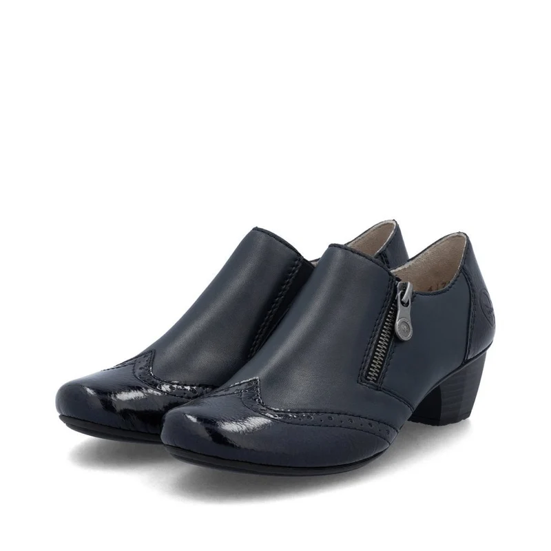 Rieker Modischer Absatzschuh für Damen | Marineblau