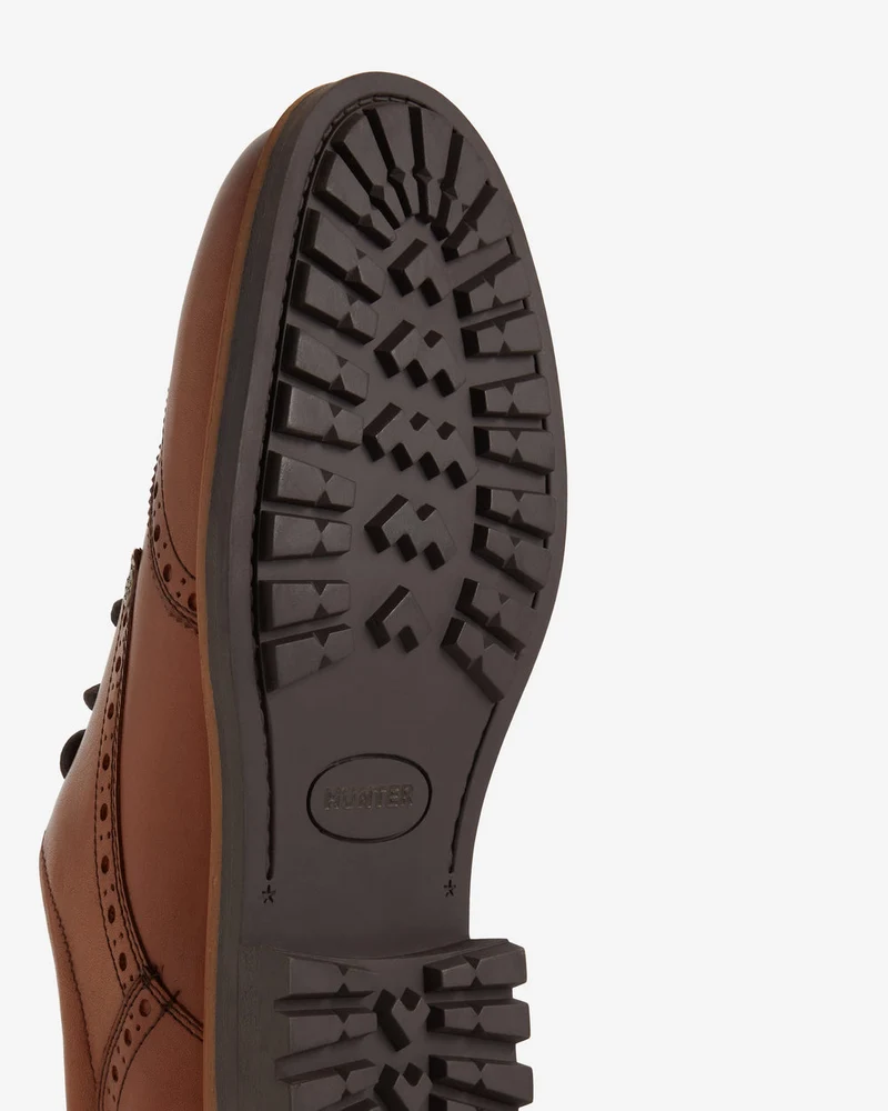 Hunter Herren Cawdor Brogue Gibson Schuh | Bräunen
