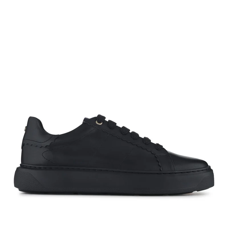 Astra Leather Trainers - ASTRA / 328 533 - Black-Black