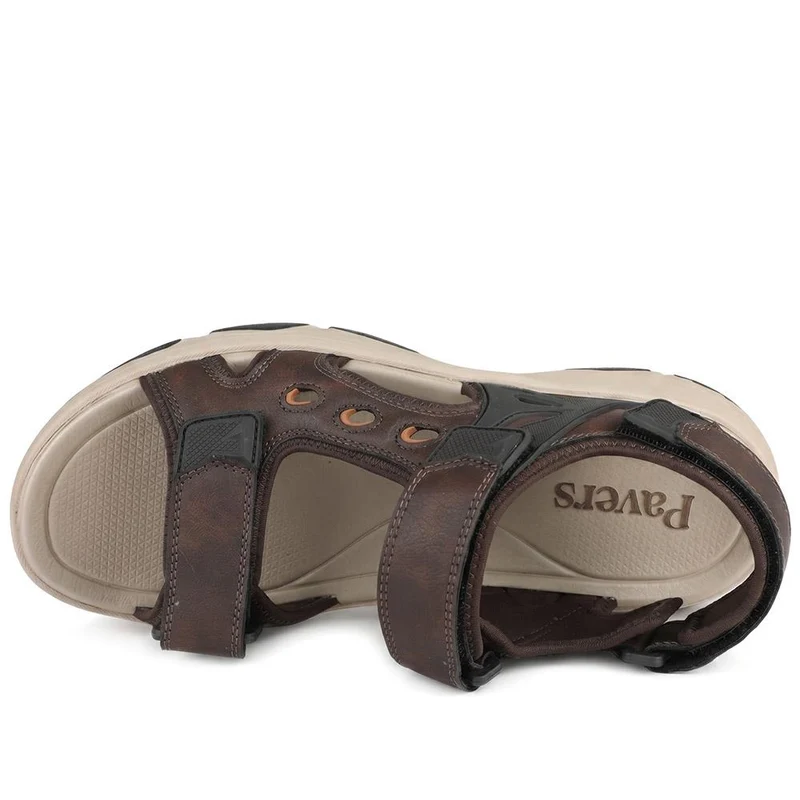 Cushioning Adjustable Fasten Sandals - XIAM43002 / 329 281 - Dark Brown