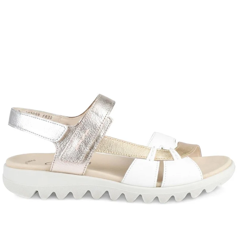 Gabor Grippy Adjustable Fit Sandals - GABC43504 / 330 402 - White Multi