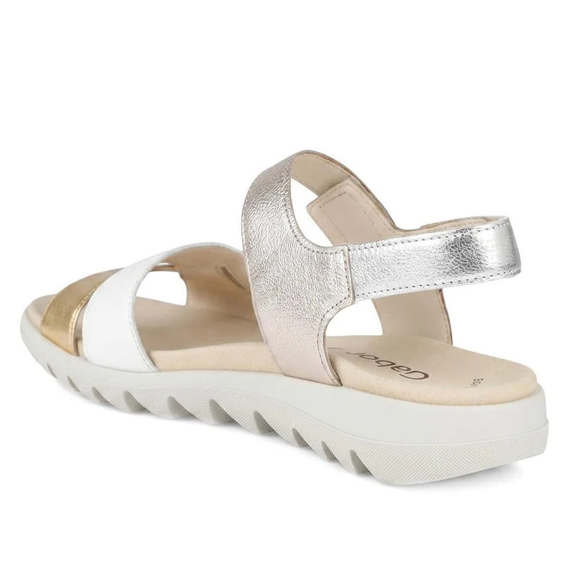 Gabor Grippy Adjustable Fit Sandals - GABC43504 / 330 402 - White Multi