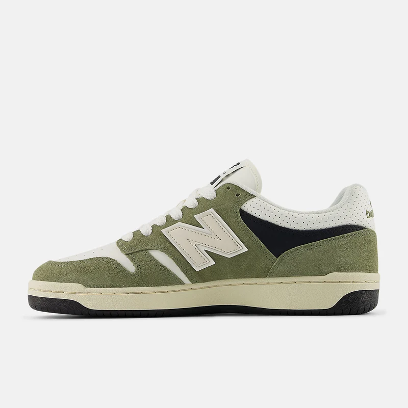 New Balance Herren BB480 Trainer | Dunkles Olivin / Meersalz
