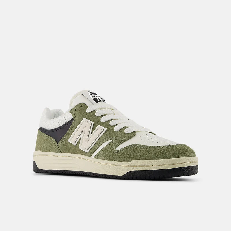 New Balance Herren BB480 Trainer | Dunkles Olivin / Meersalz