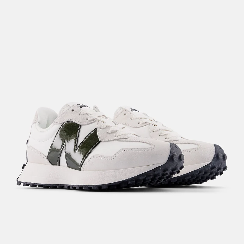 New Balance Damen 327 Fashion Trainers | Meersalz / Dunkles Olivin