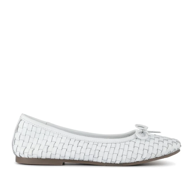 Lightweight Leather Pumps - BELSK41009 / 327 463 - White