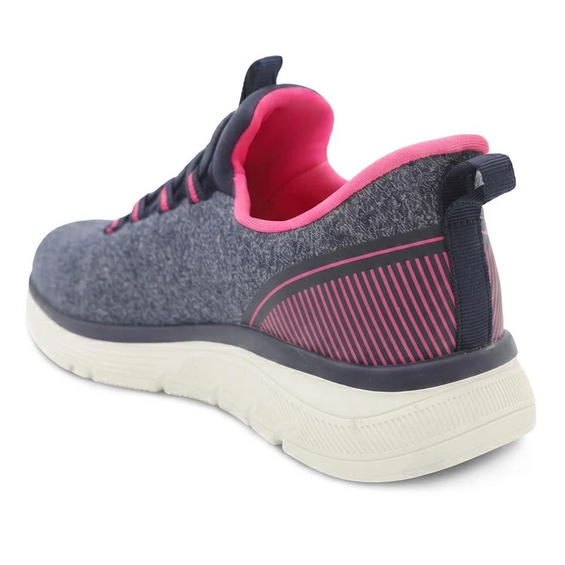 Easy Step In Wide Fit Memory Foam Trainers - BOJIE43023 / 329 531 - Navy