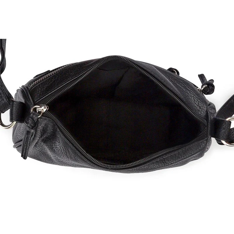 Zip-Close Cross-Body Bag - JEWN39015 / 325 476 - Black