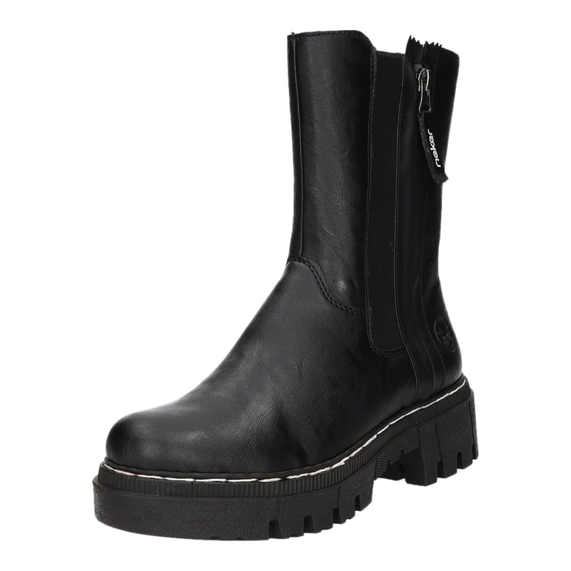 Rieker Schlupf-/Reißverschlußstiefelette Warmfutter bis 35mm Absatz (casual)