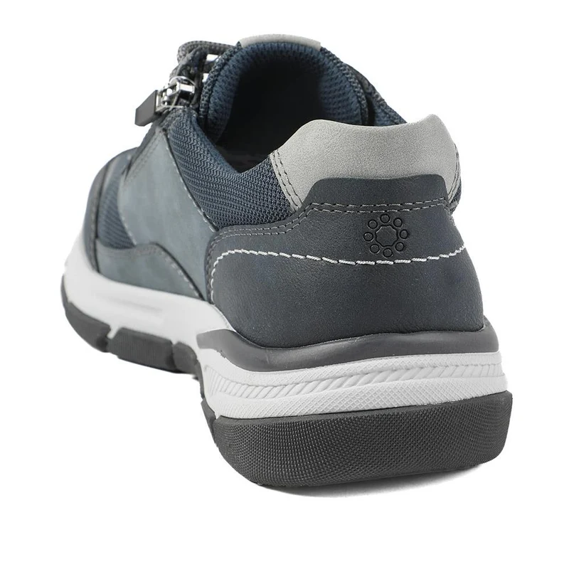 Relife Extra Wide Lace Up Rugged Trainers - RELIF43012 / 328 924 - Navy