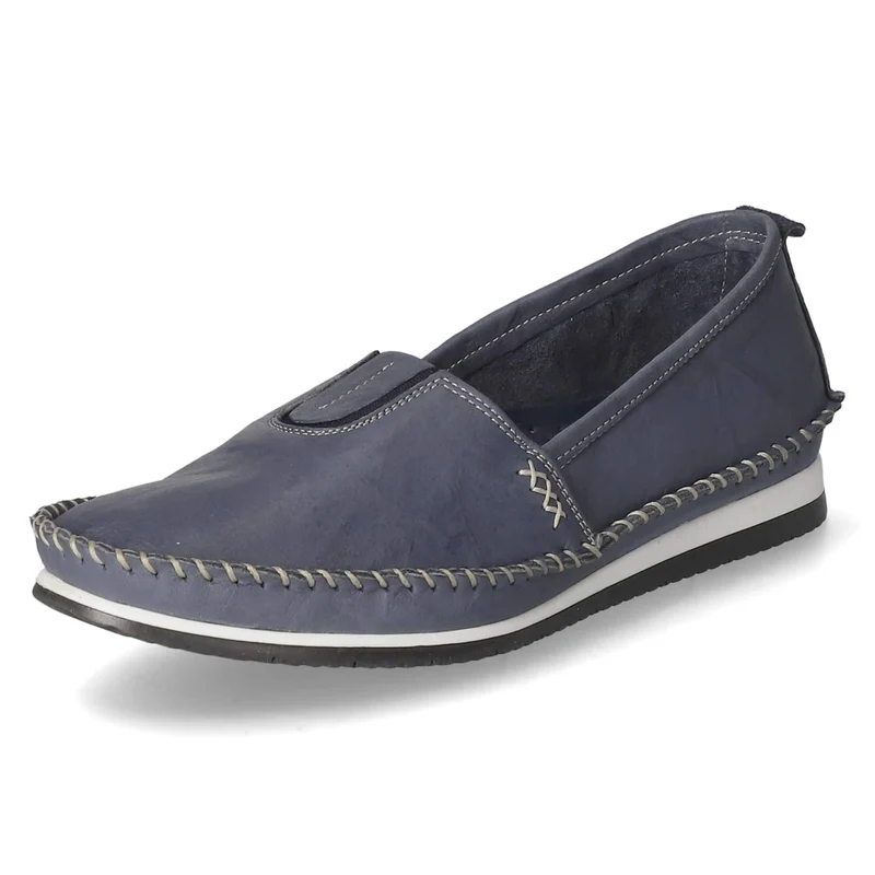 Mokassins Blau