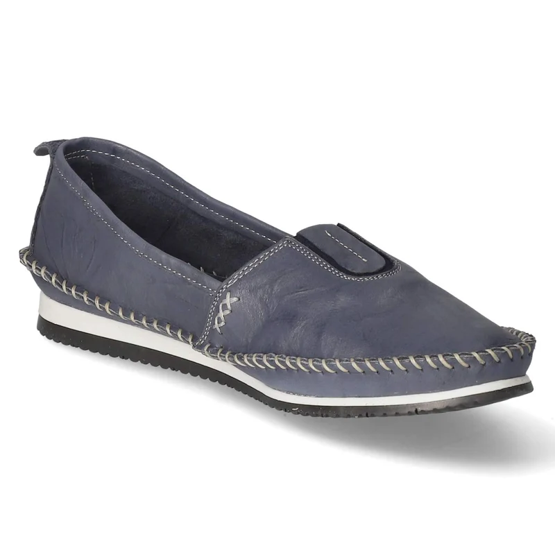 Mokassins Blau