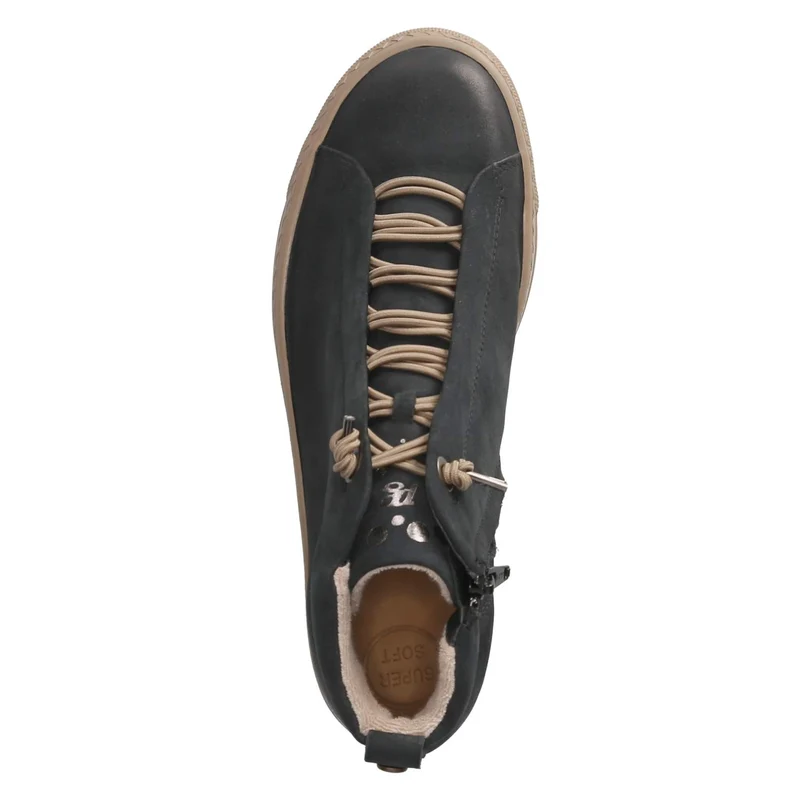 High Sneaker Blau