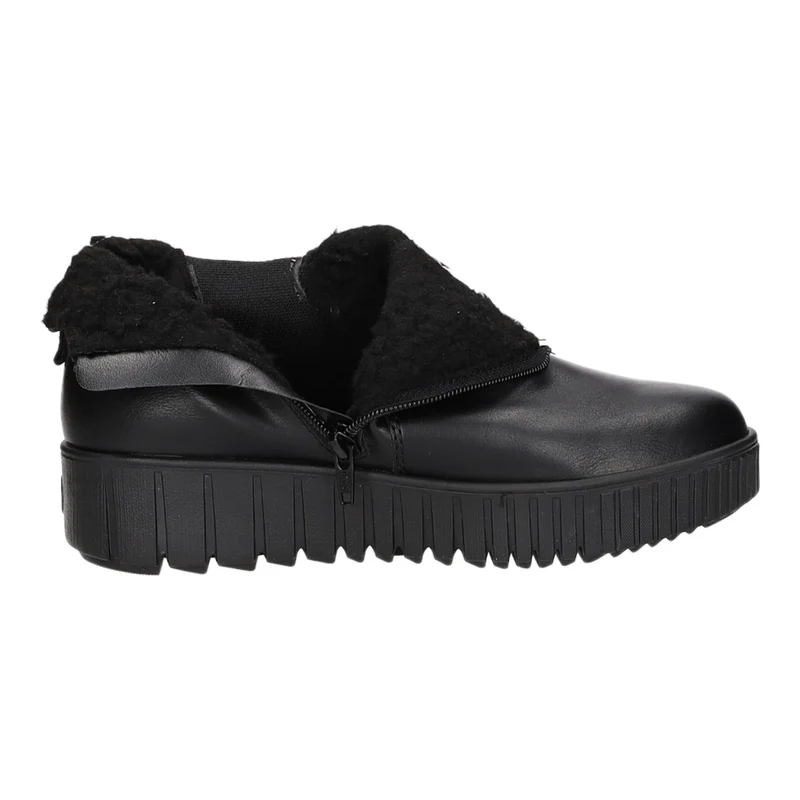 Rieker Schlupf-/Reißverschlußstiefelette Warmfutter bis 35mm Absatz (casual)