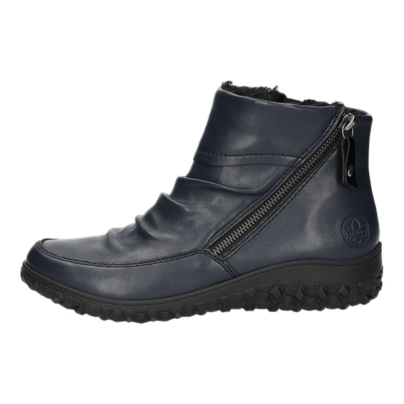 Rieker Schlupf-/Reißverschlußstiefelette Warmfutter bis 35mm Absatz (casual)