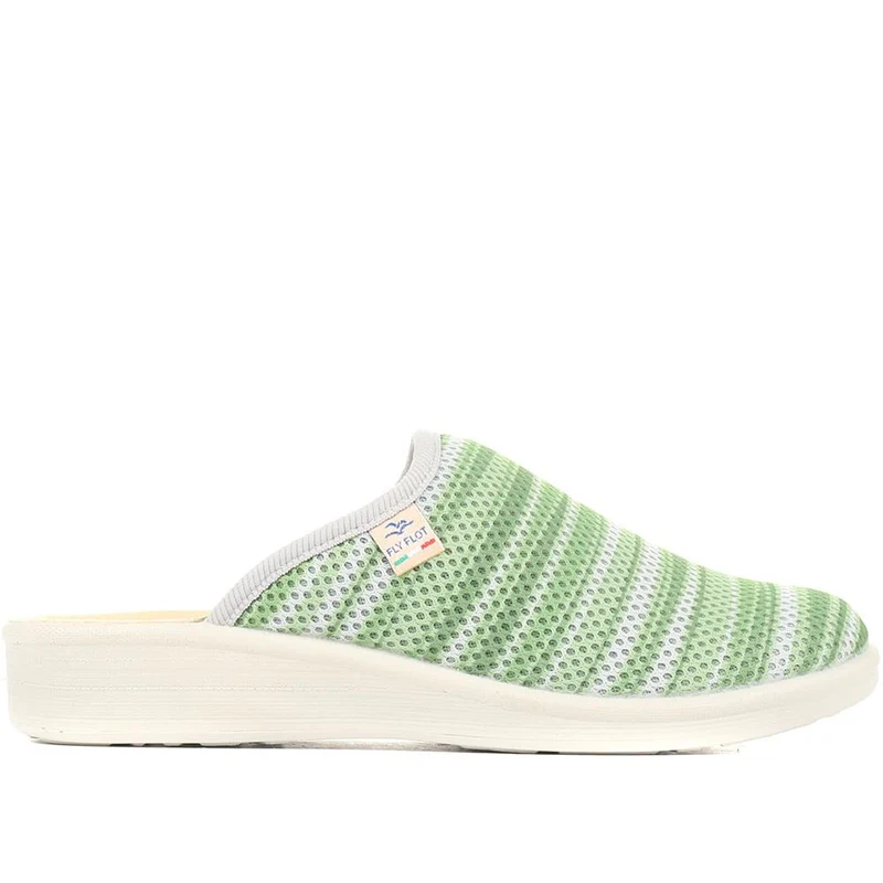 Fly Flot Wide Fit Anatomic Clogs - FLY35039 / 321 254 - Green