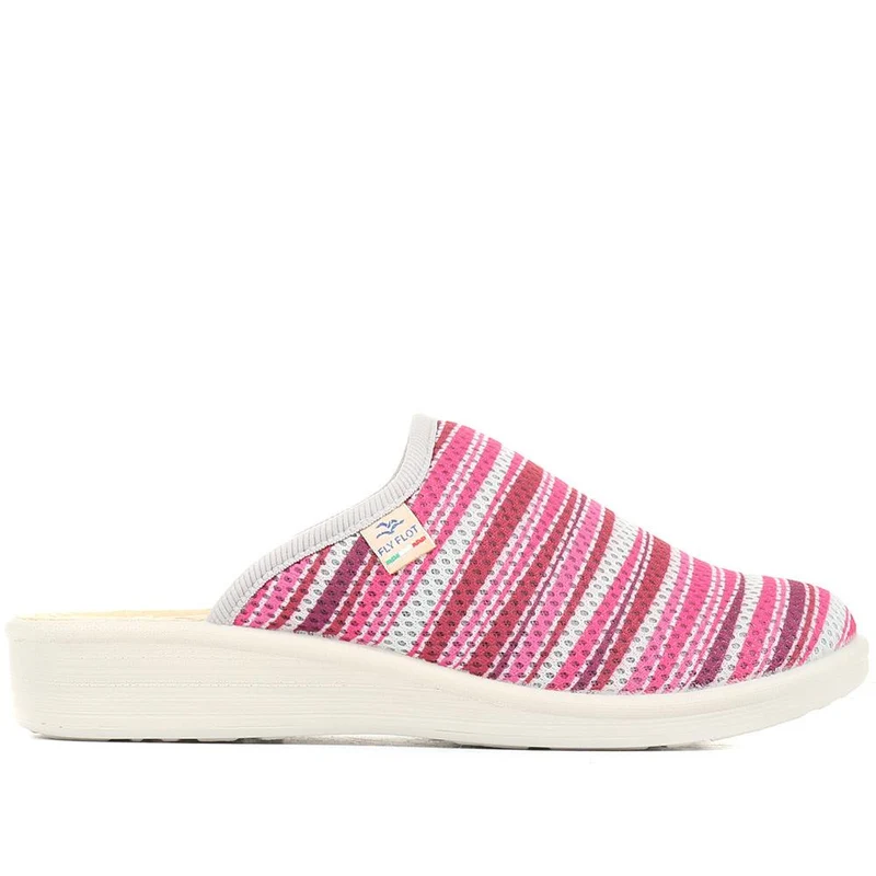 Fly Flot Wide Fit Anatomic Clogs - FLY35039 / 321 254 - Fuschia