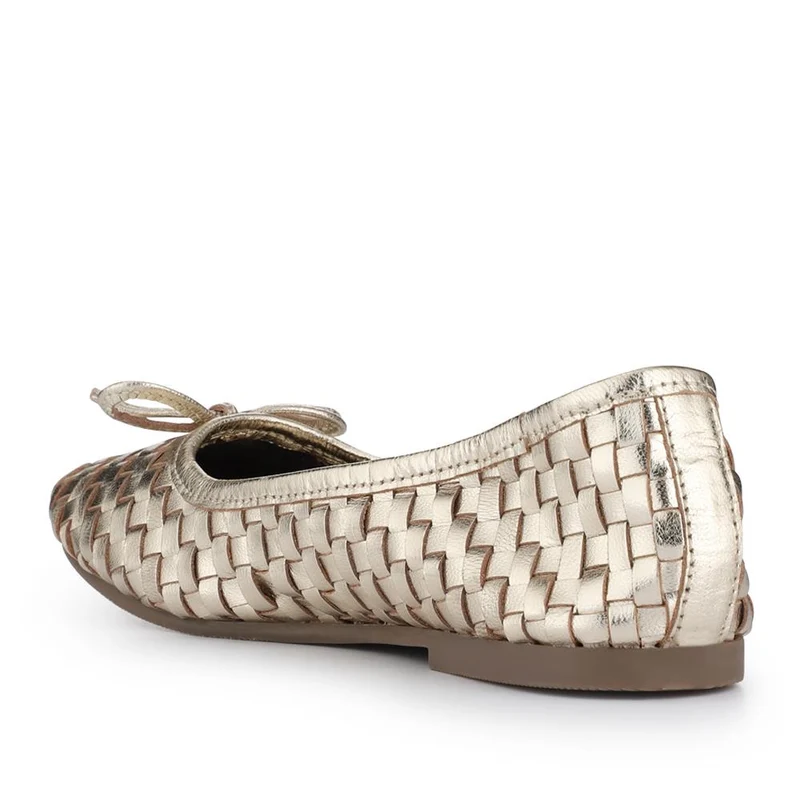 Lightweight Leather Pumps - BELSK41009 / 327 463 - Gold